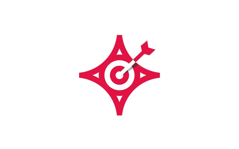 star target logo design template original