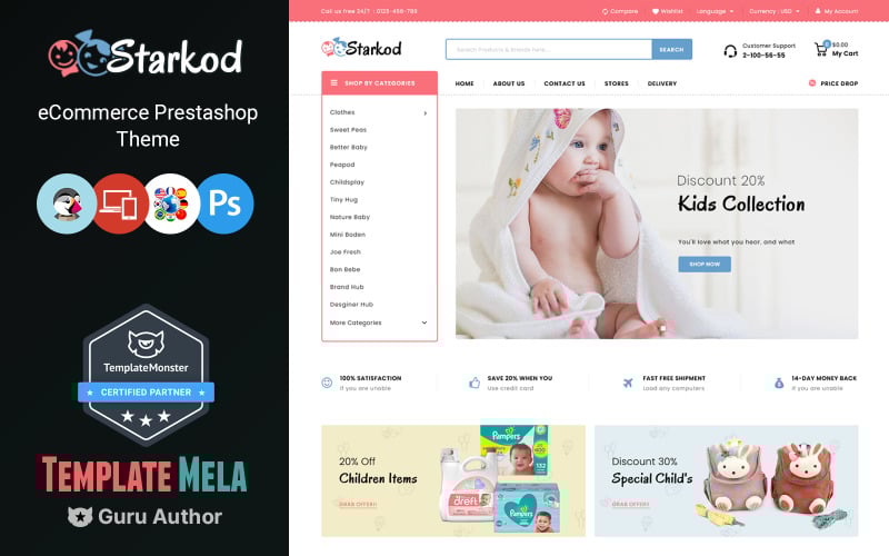 starkod kids and toys store prestashop theme original