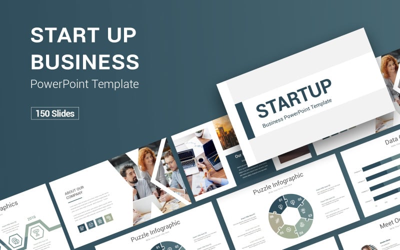 start up business powerpoint template original