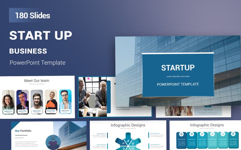 start up business powerpoint template original
