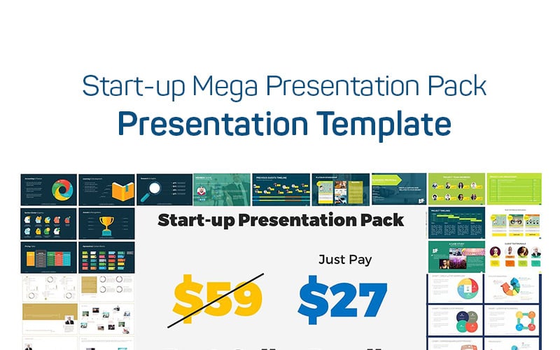 start up mega presentation pack powerpoint template original