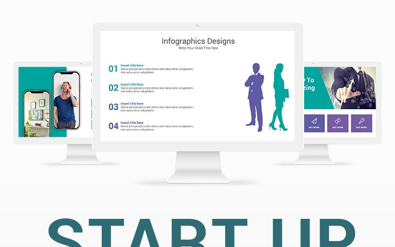 start up powerpoint template original