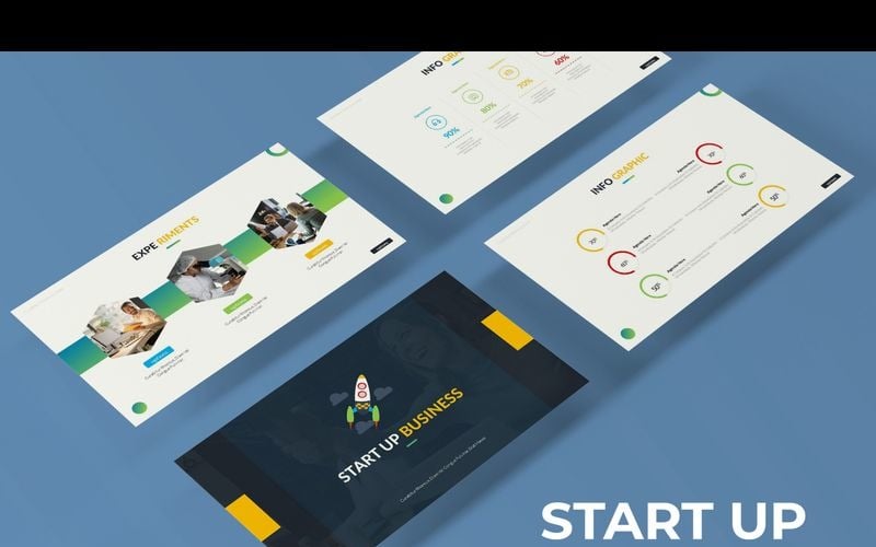 start up powerpoint template original