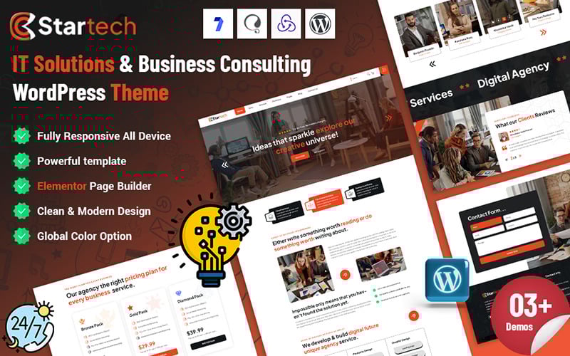 startech it solutions business consulting wordpress theme original