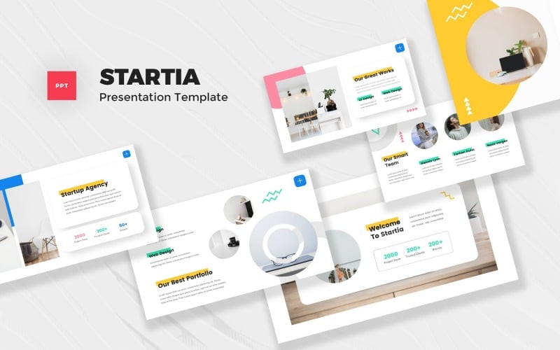 startia startup powerpoint template original