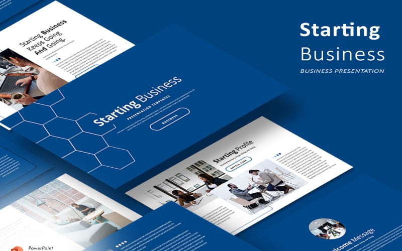 starting business powerpoint template original