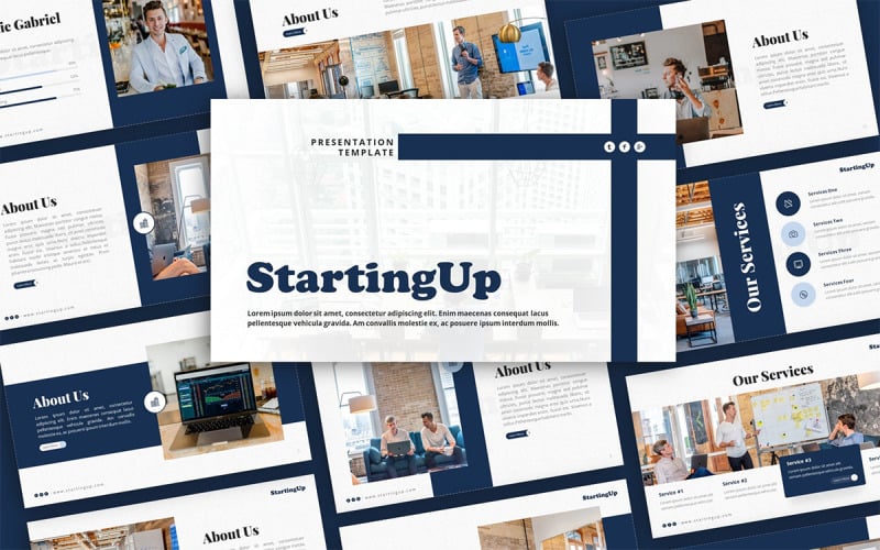 startingup startup presentation template original