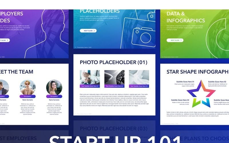 startup powerpoint template original