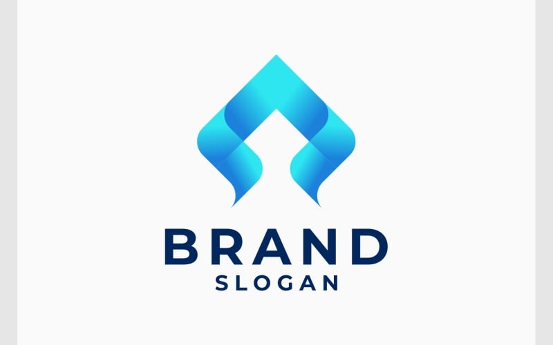 startup arrow up modern gradient logo original