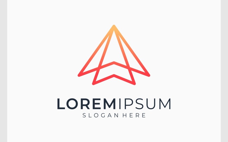 startup arrow up simple logo original