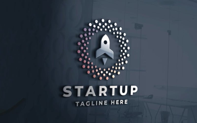 startup business professional logo temp original