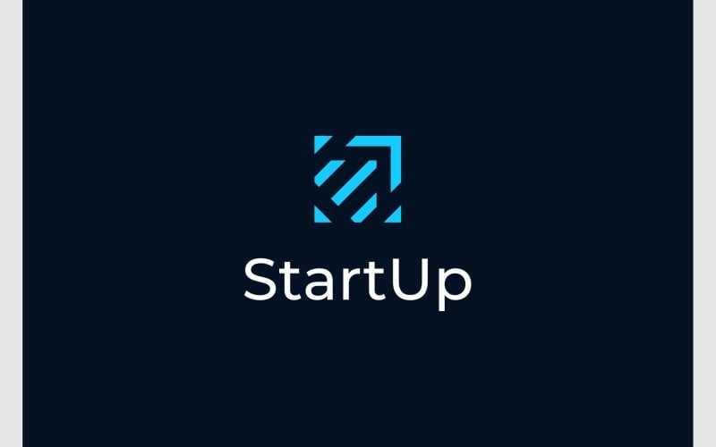 startup launch arrow up logo original