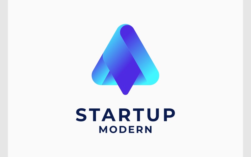 startup modern colorful logo original