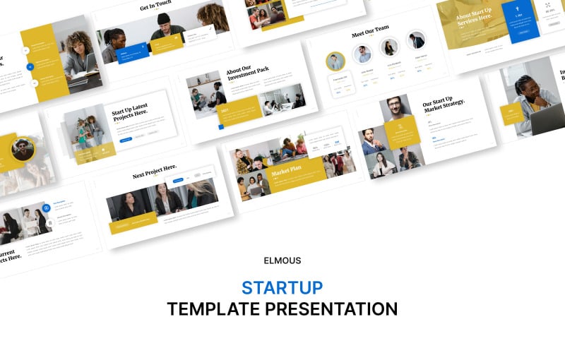 startup powerpoint template presentation original