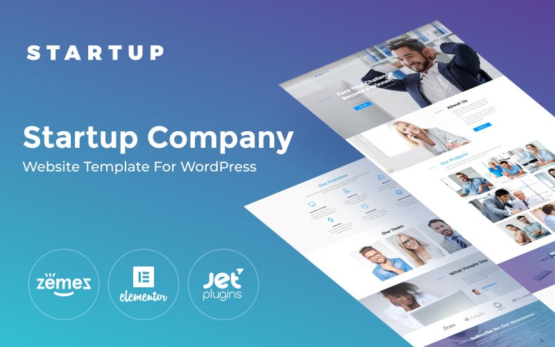 startup startup company wordpress theme original