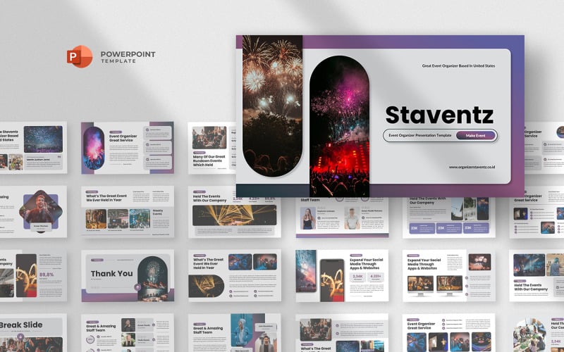 stavents event organizer powerpoint template original