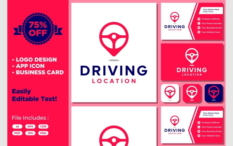 steer location pin map car driver original