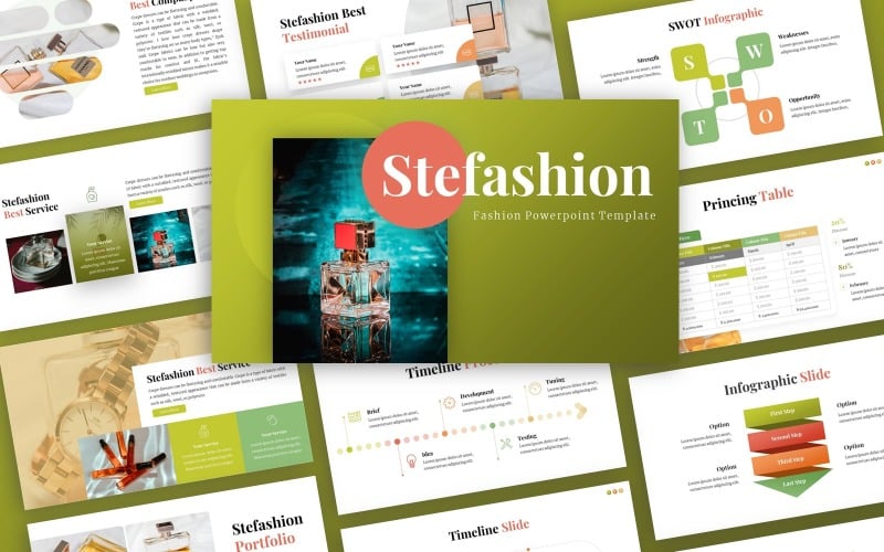 stefashion fashion multipurpose powerpoint template original
