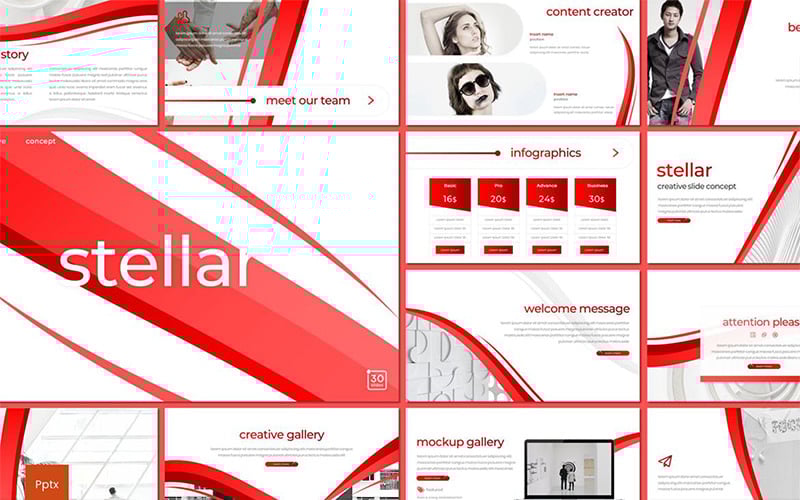 stellar powerpoint template original