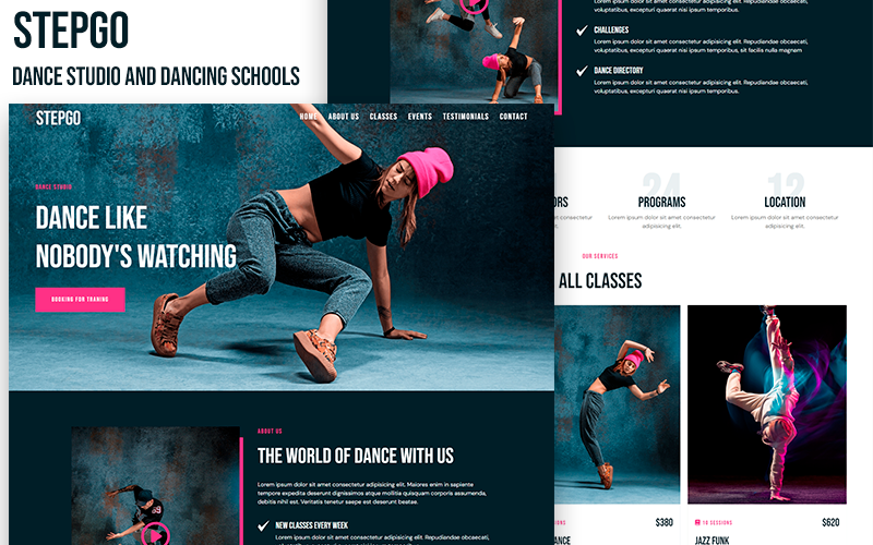 stepgo dance studio amp dancing schools html landing page original