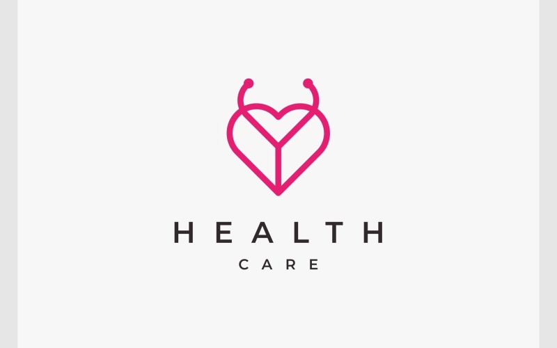 stethoscope medical healthcare logo original