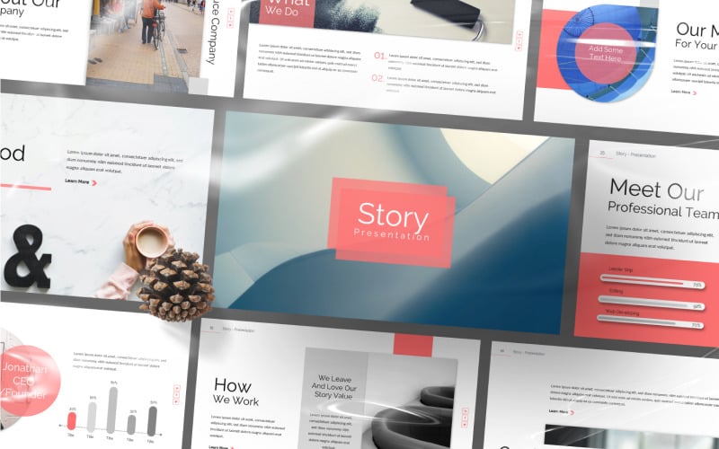 story presentation powerpoint template original