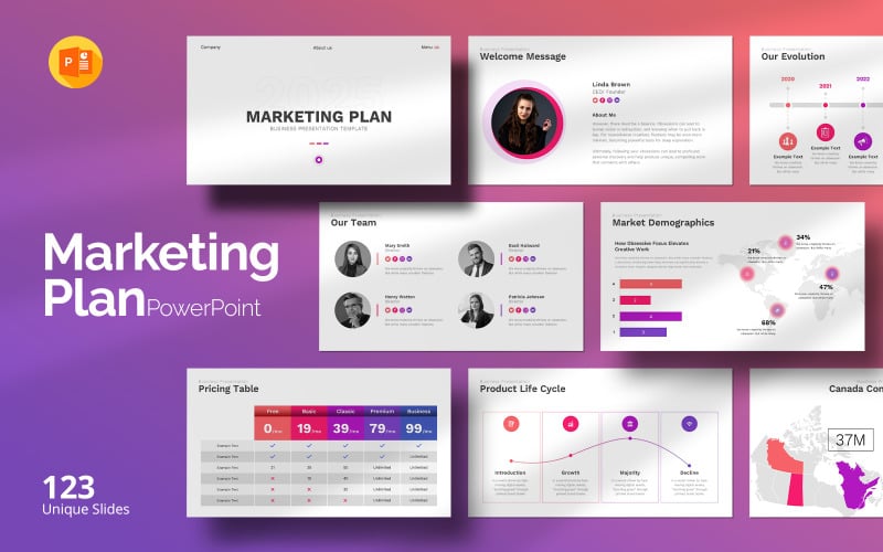 strategic marketing masterplan powerpoint template original