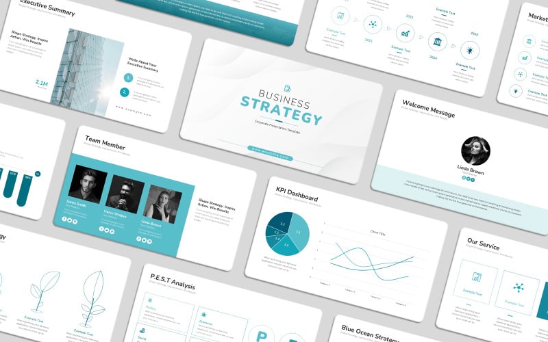 strategix business strategy powerpoint template original
