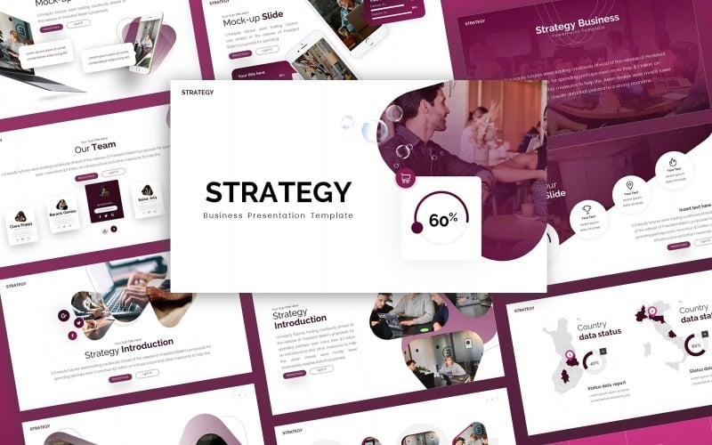 strategy business multipurpose powerpoint template original