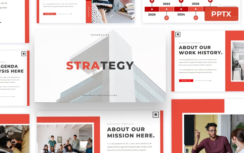 strategy powerpoint presentation template original