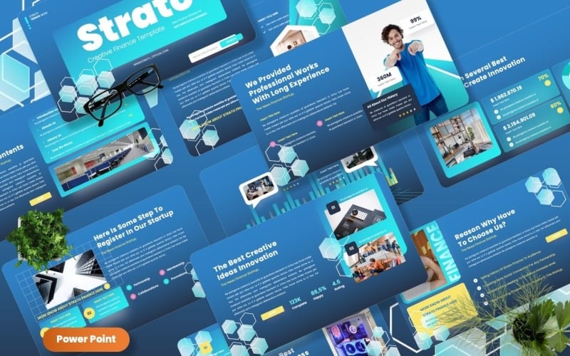 strato creative finance powerpoint template original