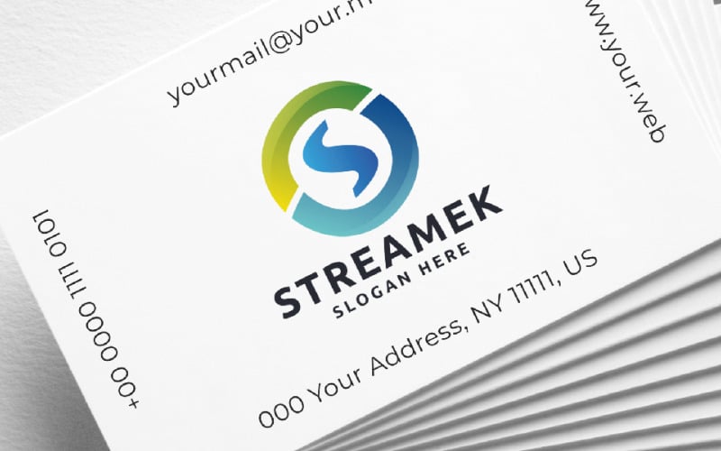 streamek letter s logo temp original