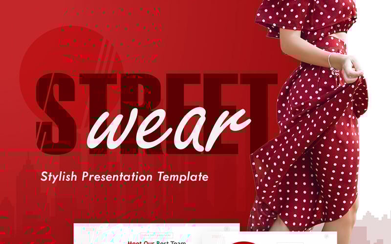 street wear stylish powerpoint template original