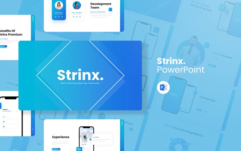 strinx movie streaming mobile apps powerpoint template original