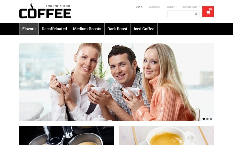 strong coffee prestashop theme original