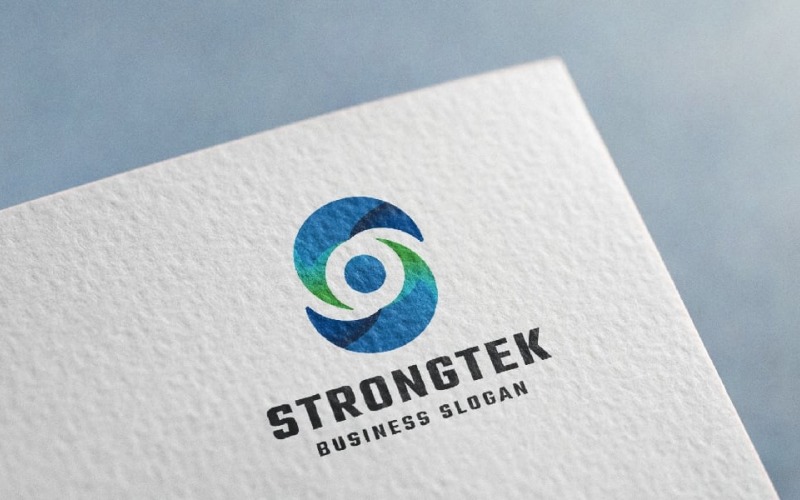 strongtek s letter professional logo original