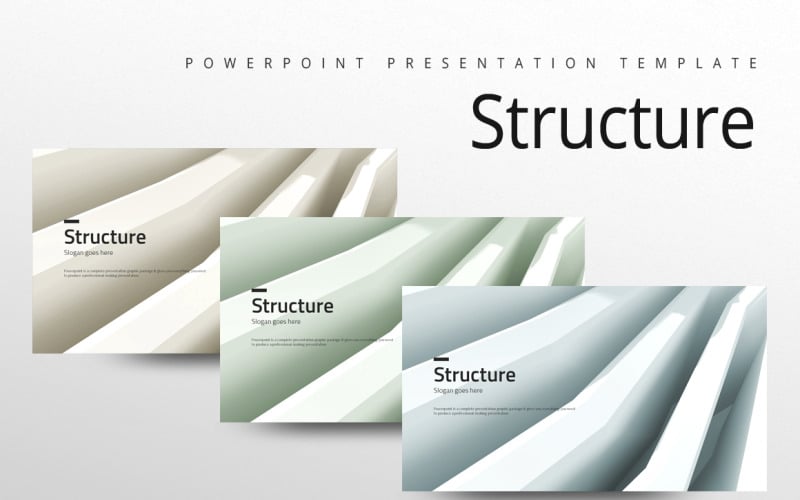 structure powerpoint template original