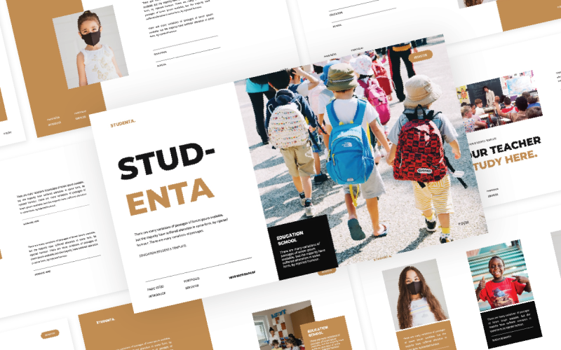 studenta an education powerpoint template original