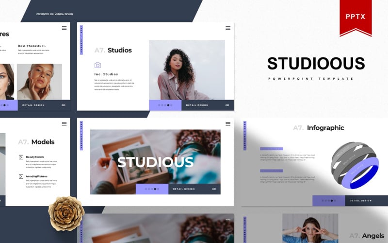 studious powerpoint template original