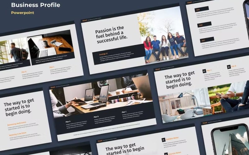 stund business profile powerpoint original