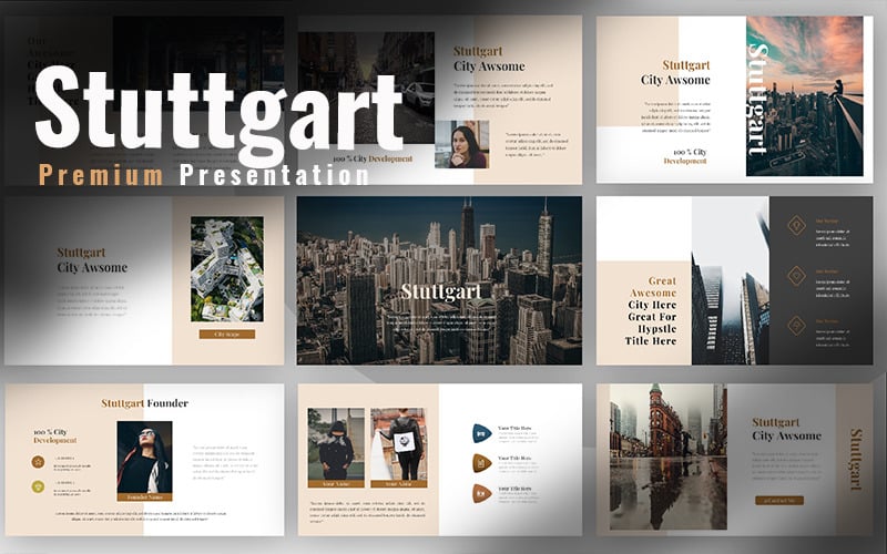 stuttgart creative powerpoint template original