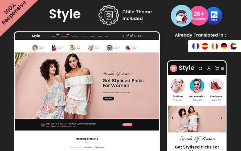 style fashion and beauty multipurpose prestashop store original