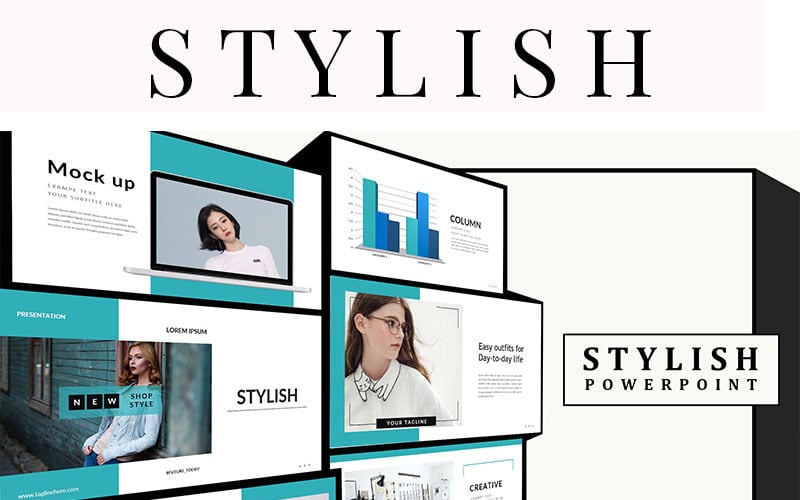 style fashion urban powerpoint template original