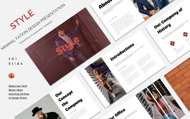 style minimal powerpoint presentation original