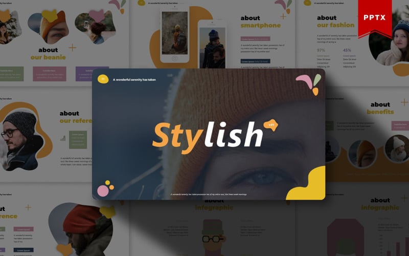 stylish powerpoint template original