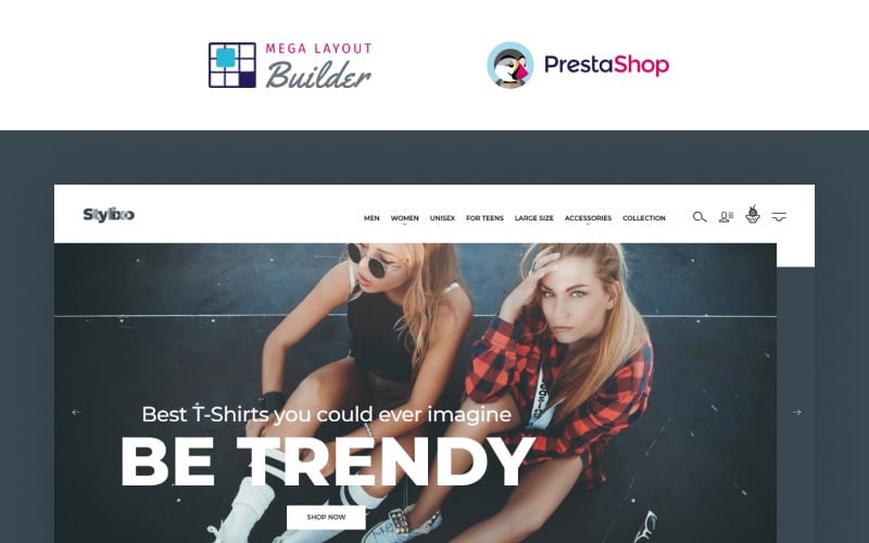 stylixo t shirt ecommerce design theme prestashop theme original