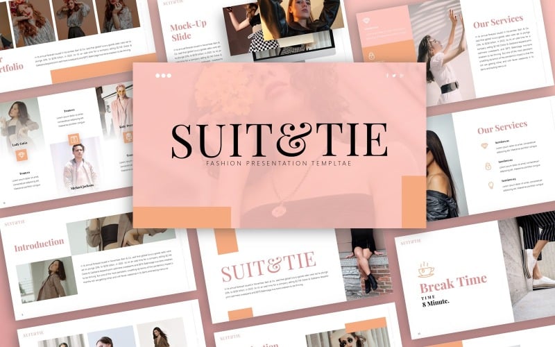 suittie fashion powerpoint presentation template original