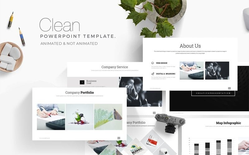 sumaia minimal presentation powerpoint template original
