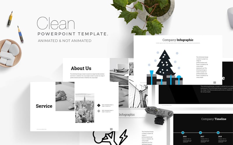 suman minimal powerpoint template original