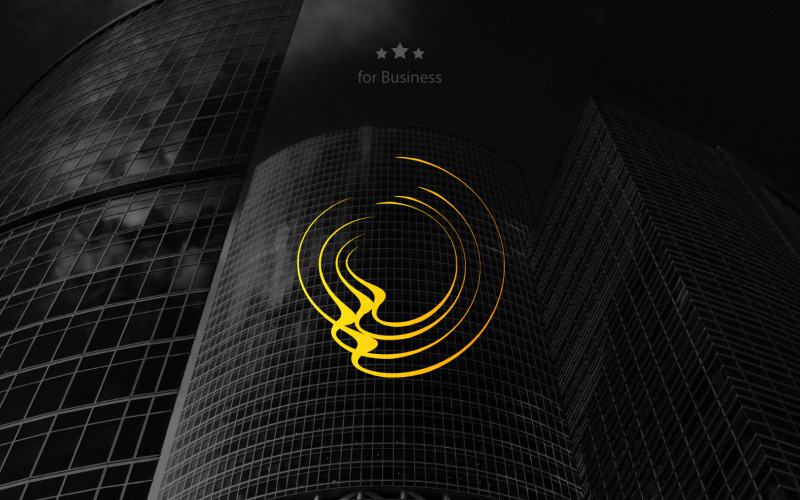 sun abstract logo design for warm climate original